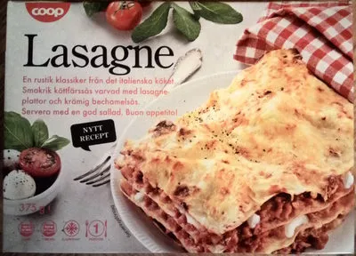 Coop Lasagne Coop, CookUp Solutions 375 g, code 7340011446958