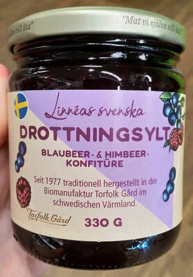 Blaubeer- & Himbeer- Konfitüre Linnéas Svenska 330 g, code 7391961111038