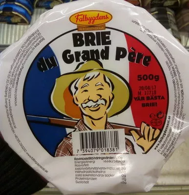 Brie du grand père Falbygdens 500 g, code 7394079018381