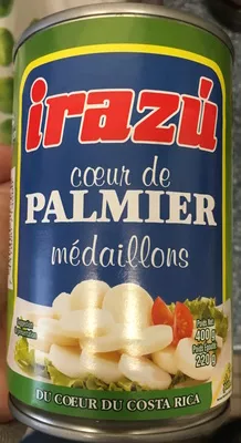 Coeur de palmier médaillons Irazú 400 g (220 g égoutté), code 7441000713560