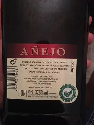 Añejo Rhum 37.5º Barceló , code 7461323129237