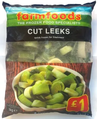 Cut Leeks quick frozen for freshness farmfoods 1kg, code 7461713708066