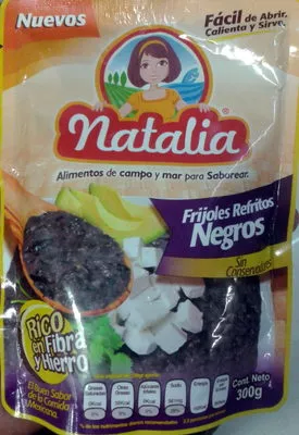 Frijoles refritos negros Natalia 300 g, code 7500462240172