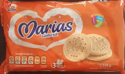 Marias Gamesa 510 g, code 7501000655380