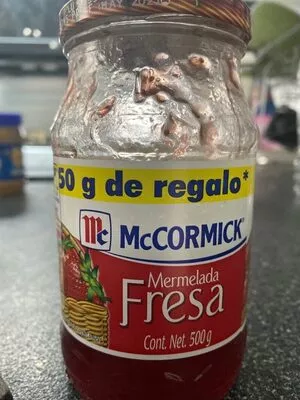 Mermelada de fresa McCormick , code 7501003312235