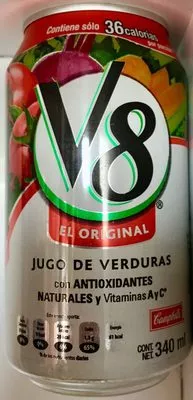 V8 El original Campbells 340 ml, code 7501011320048