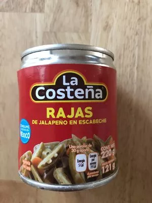 Rajas De Chiles Jalapeños La Costeña , code 7501017005024