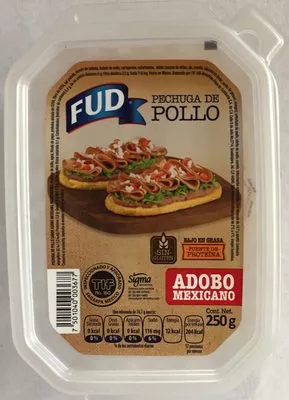 Pechuga de Pollo Adobo Mexicano FUD FUD 250 g, code 7501040003677