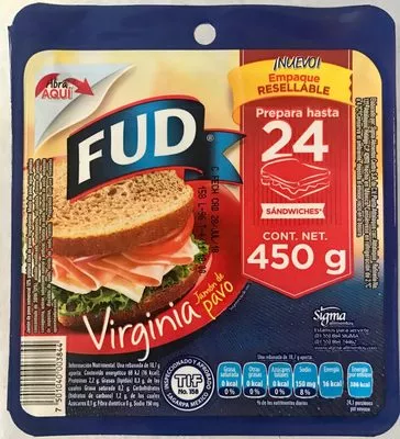 Fud Virginia Sigma 450 g, code 7501040003844