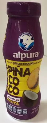 Yoghurt deslactosado Piña coco Alpura 250 g, code 7501055905058