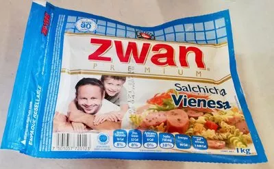 Zwan Salchicha vienesa Zwanberg oss 1 KG, code 7501057720123