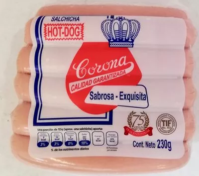 Corona Salchicha Hot Dog Corona 230 g, code 7501182300085