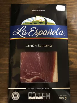 Jamón serrano La española 100gr, code 7501392227226