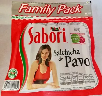 Sabori  Family Pack Parma 830 g, code 7501518492231