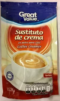 Sustituto de crema Great Value 226 g, code 7501791636018