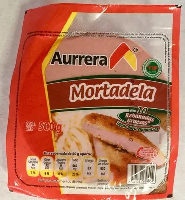 Mortadela Aurrera Aurrera 500 g, code 7501791658904