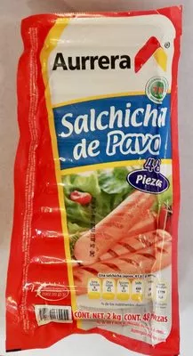 Aurrera Salchicha de Pavo Aurrera 2 kg, code 7501791669955