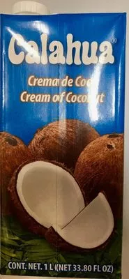 Calahua crema de coco del Valle 1 L, code 7503006575112