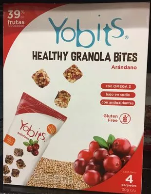 HEALTHY GRANOLA BiTES Arándano Yobits 4 paquetes 30g c/u, code 7503020823275