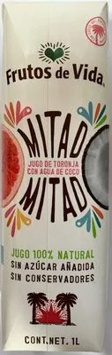 Mitad Mitad Toronja y Coco Frutos de vida 1 L, code 7503021827173