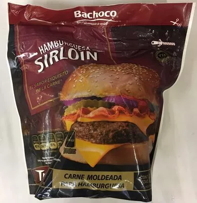 Carne para hamburguesa sirloin Bachoco Bachoco 904 g, code 7506276782280