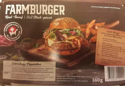 Farmburger boeuf Findus 360 g, code 7610026122247