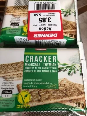 Cracker Thymian Denner 10 x 38 g, code 7610029200546