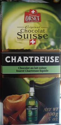 Original Chocolat Suisse Chartreuse Chocolat Orset 100 g e, code 7610036000825