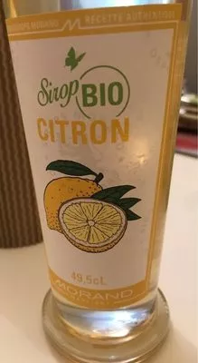 Sirop citron bio Morand , code 7610173098105