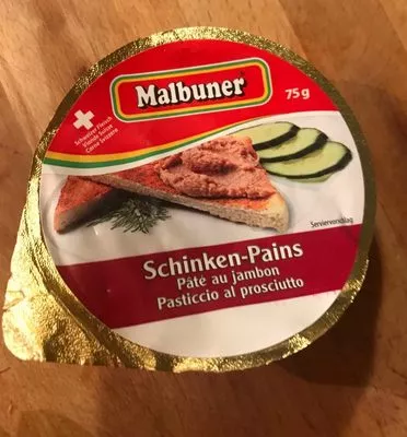 Pâté au jambon Malbuner 75 g, code 7610475647025