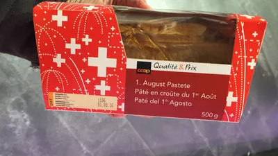 Qualité&Prix : 1. August Pastete Coop 500 g, code 7610582616426