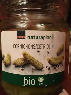 Cornichons Bio Naturaplan, Coop 215g, code 7610809102862