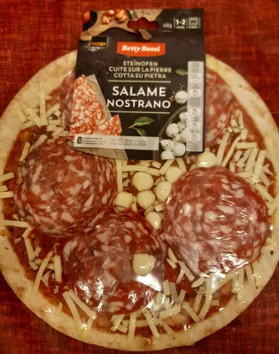 Pizza Salame nostrano Coop, Betty Bossi 410g, code 7610848647638