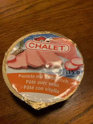 Pâté avec veau Chalet 115 g, code 7610900048298