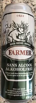 Bière sans alcool Farmer 0.5 l, code 7611330874051