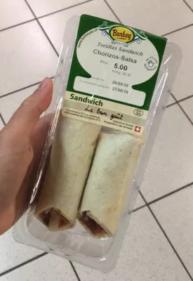 Tortillas Sandwich Chorizos-Salsa  165g, code 7611596002403