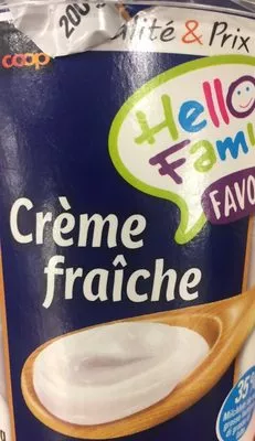 Crème fraîche Coop 200 g, code 7611654457350