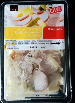 Wurst-Käsesalat Coop 325g, code 7611654749707