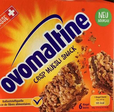 Crisp muesli snack Ovomaltine 150 g, code 7612100025246