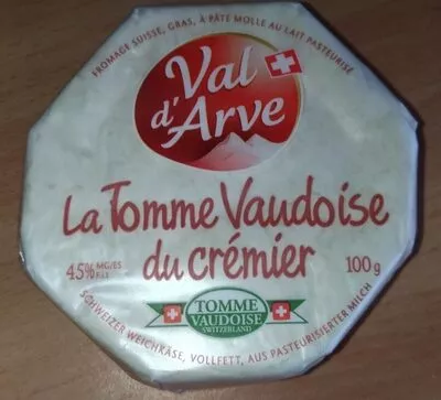 La Tomme Vaudoise du crémier Val d'Arve , code 7612464336354