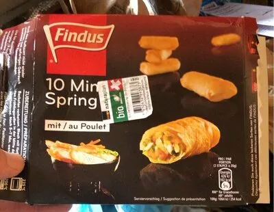 10 min spring roll Findus , code 7613031254408