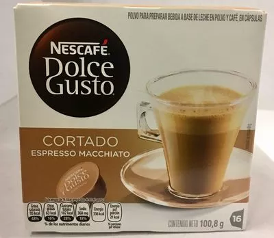 Dolce Gusto cortado espresso macchiato Nescafé 100.8 G, code 7613032396350