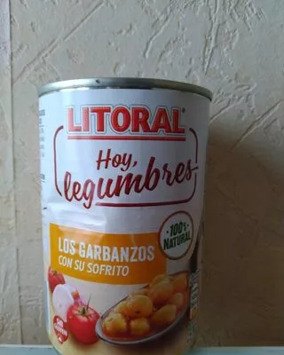 Garbanzos con su sofrito Litoral 440 g, code 7613032645649