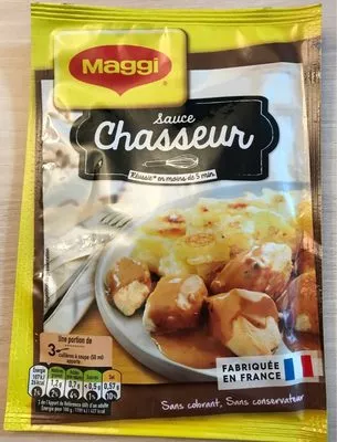 Sauce Chasseur Maggi, Nestlé, Maggi Saveur à l'Ancienne 24 g soit 200 ml de sauce, code 7613033486142