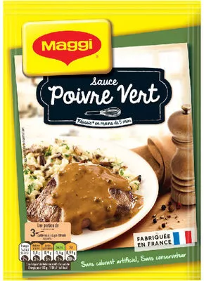 Sauce Poivre Vert Maggi, Nestlé, Maggi Saveur à l'Ancienne 30 g, code 7613033487033