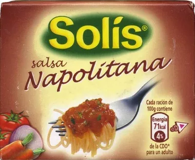 Salsa napolitana "Solís" Solís 220 g (neto), code 7613033834011