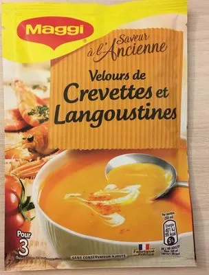 Soupe Velours de Crevettes et Langoustines Maggi 74 gr, code 7613033902406