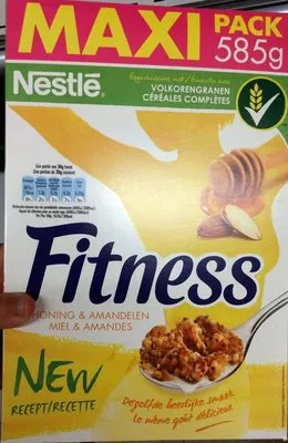 Fitness honing and amandes max Nestlé, Fitness, Cereal Partners 585 g, code 7613034047458