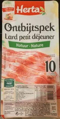 Lard Petit Déjeuner Herta , code 7613034163820