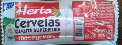 Cervelas Herta, Nestlé 200 g, code 7613034684875